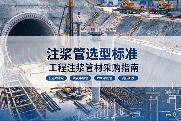 向阳注浆管选型标准